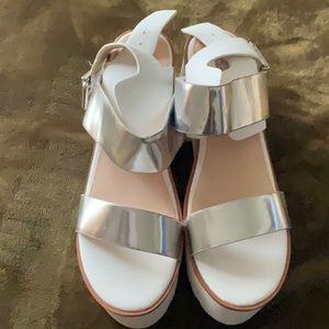 Top Shop platform sandals sz 10